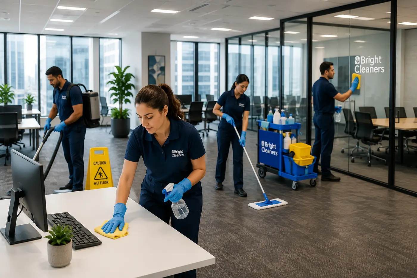 Commercial cleaning service