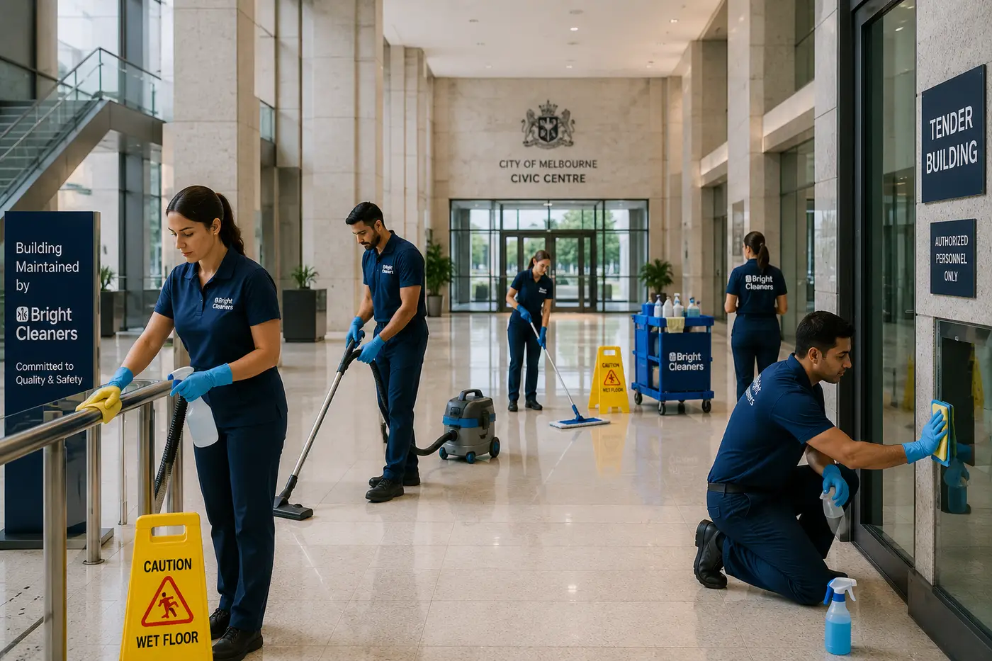Tender cleaning contracts
